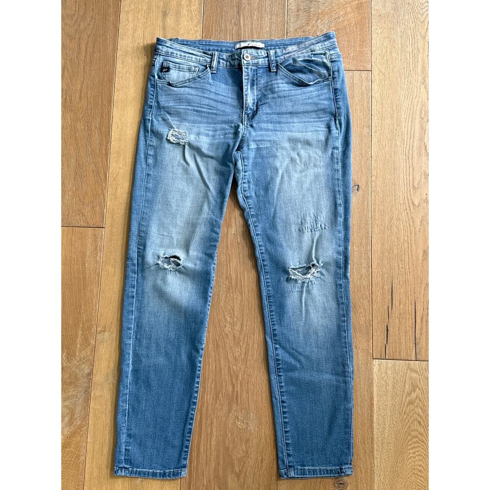Kan Kan Distressed lower Rise Skinny Jeans